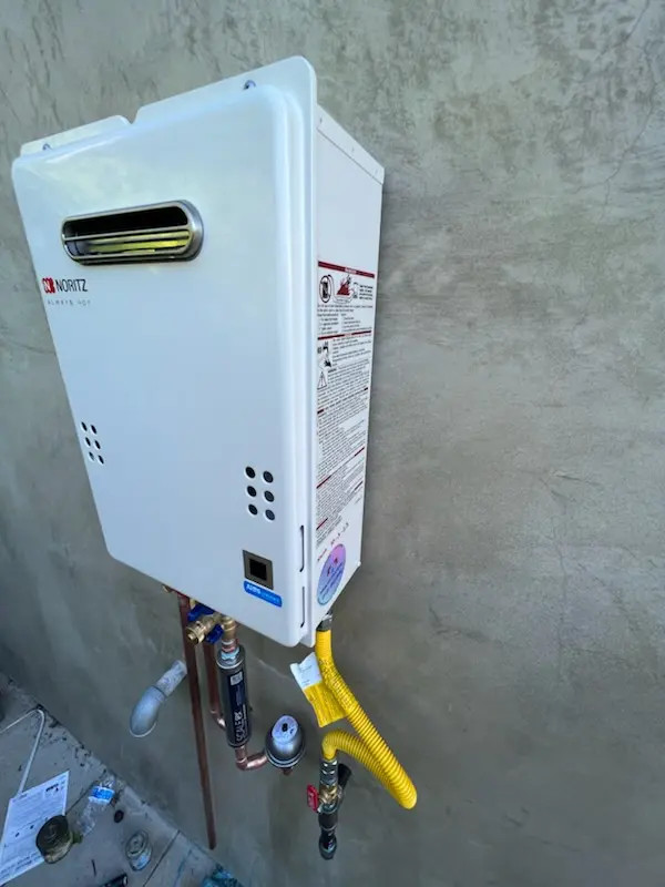 Tankless water heater installation for Fields Corner East homes